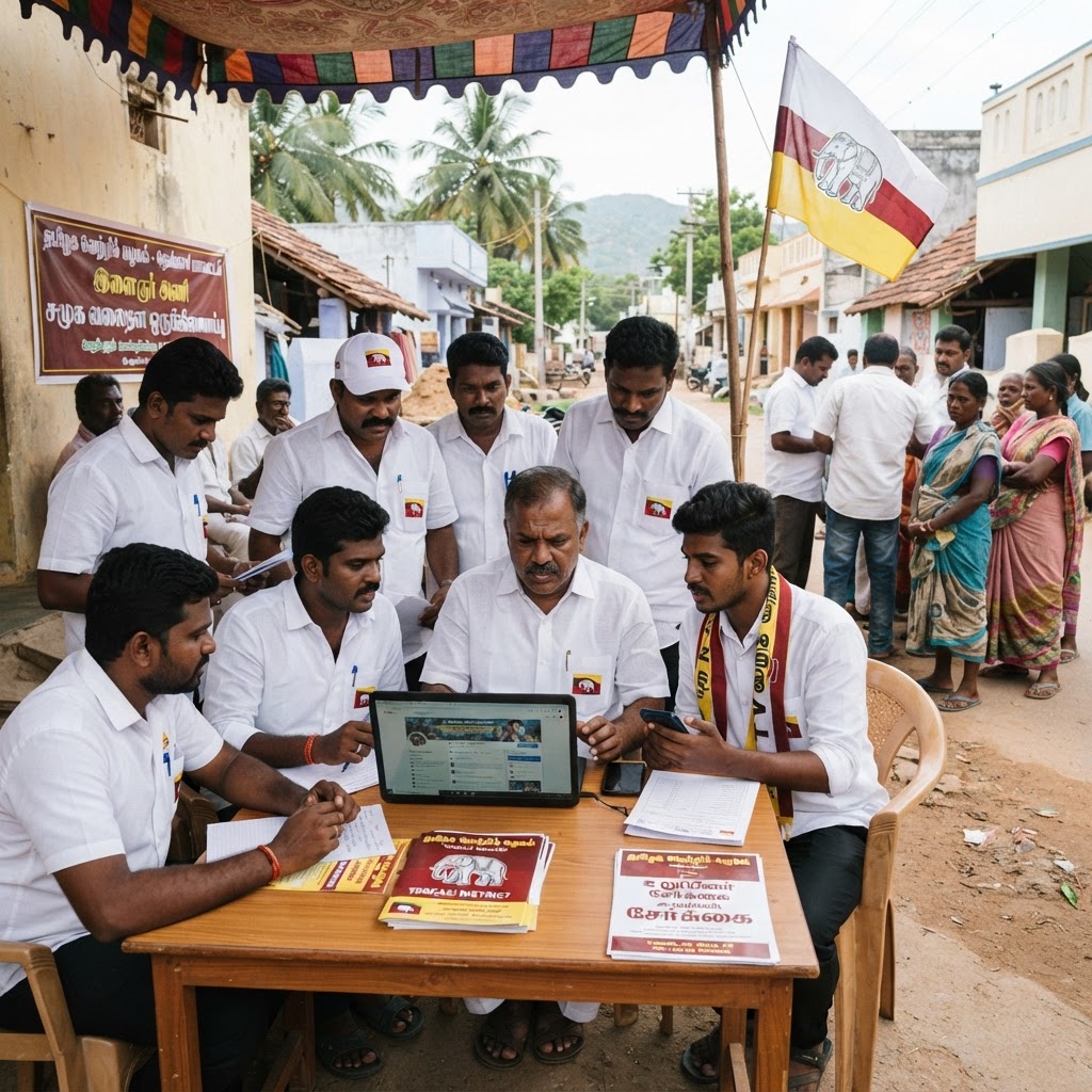 தென்காசி மாவட்ட தமிழக வெற்றிக் கழகம் - கட்சிப் பணிகள் மற்றும் செயல்பாடுகள்