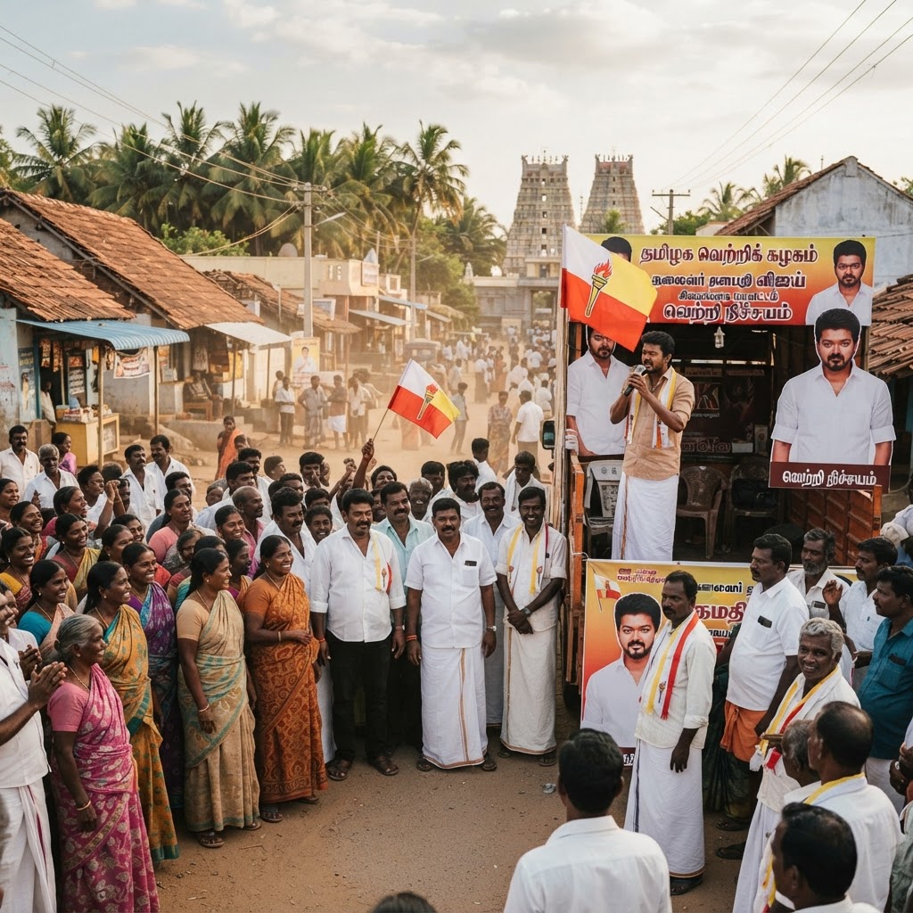 சிவகங்கையில் தவெக கட்சிப் பணிகள் மற்றும் தளபதி விஜய்யின் அரசியல் பயணம்