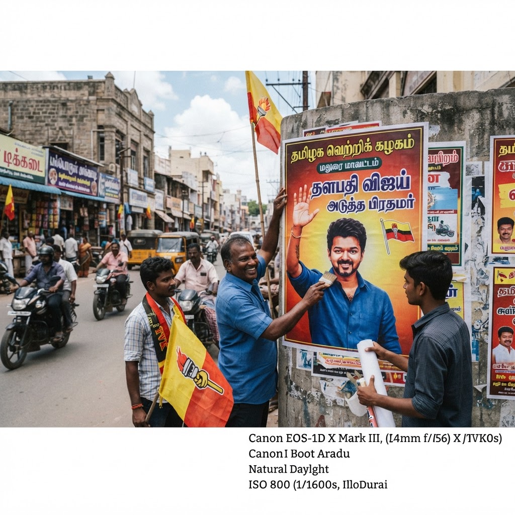 விஜய் பிரதமராவார் என டிடிவி ஆதரவாளர்கள் மதுரையில் சுவரொட்டி: அரசியல் பரபரப்பு