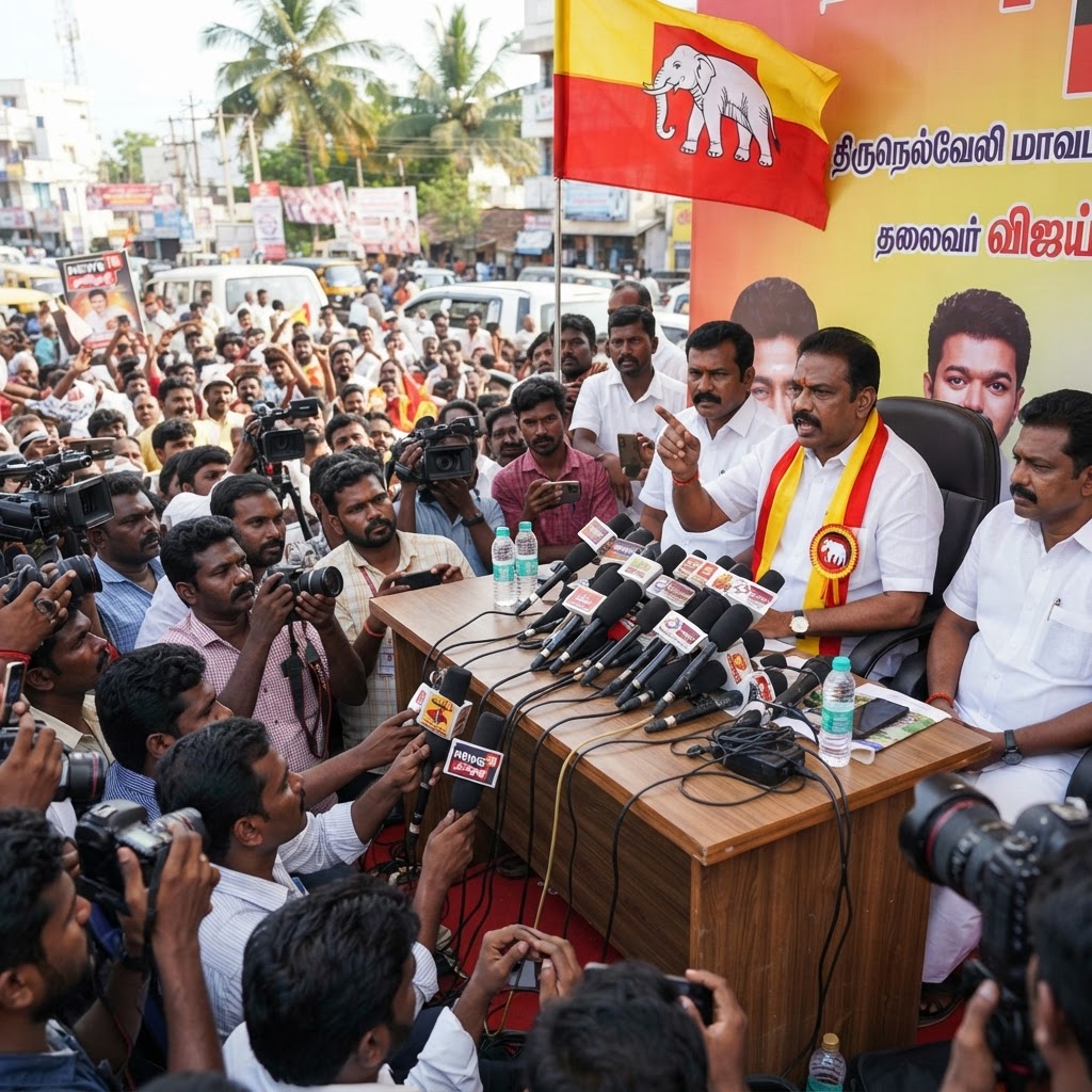 திருநெல்வேலியில் அமைச்சர் ஷாஜகான் பேட்டி: முதல்வர் விஜய்யின் அரசியல் தாக்கம் குறித்து கருத்து
