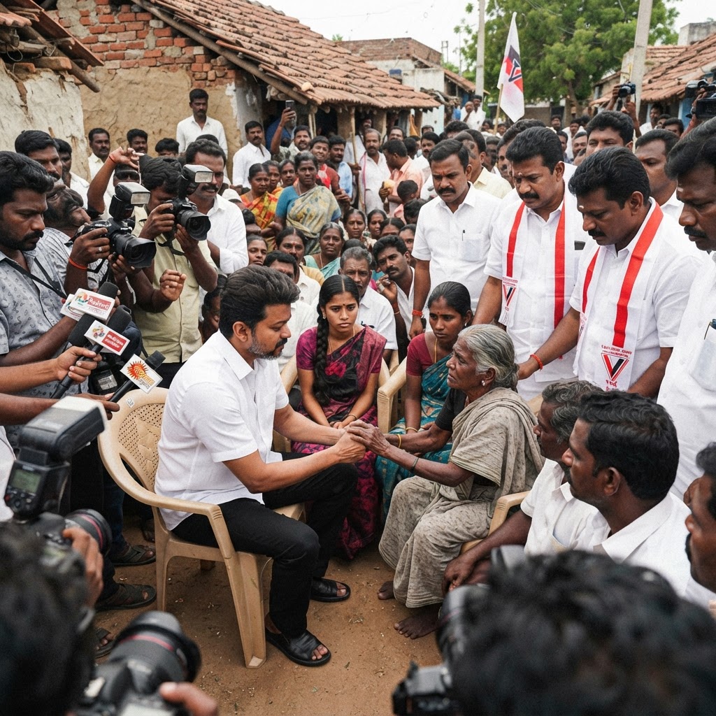 சிவகங்கை மற்றும் திருப்புவனத்தில் விஜய் ஆய்வு: காவல்துறை காவலில் மரணம் குறித்து விசாரணை