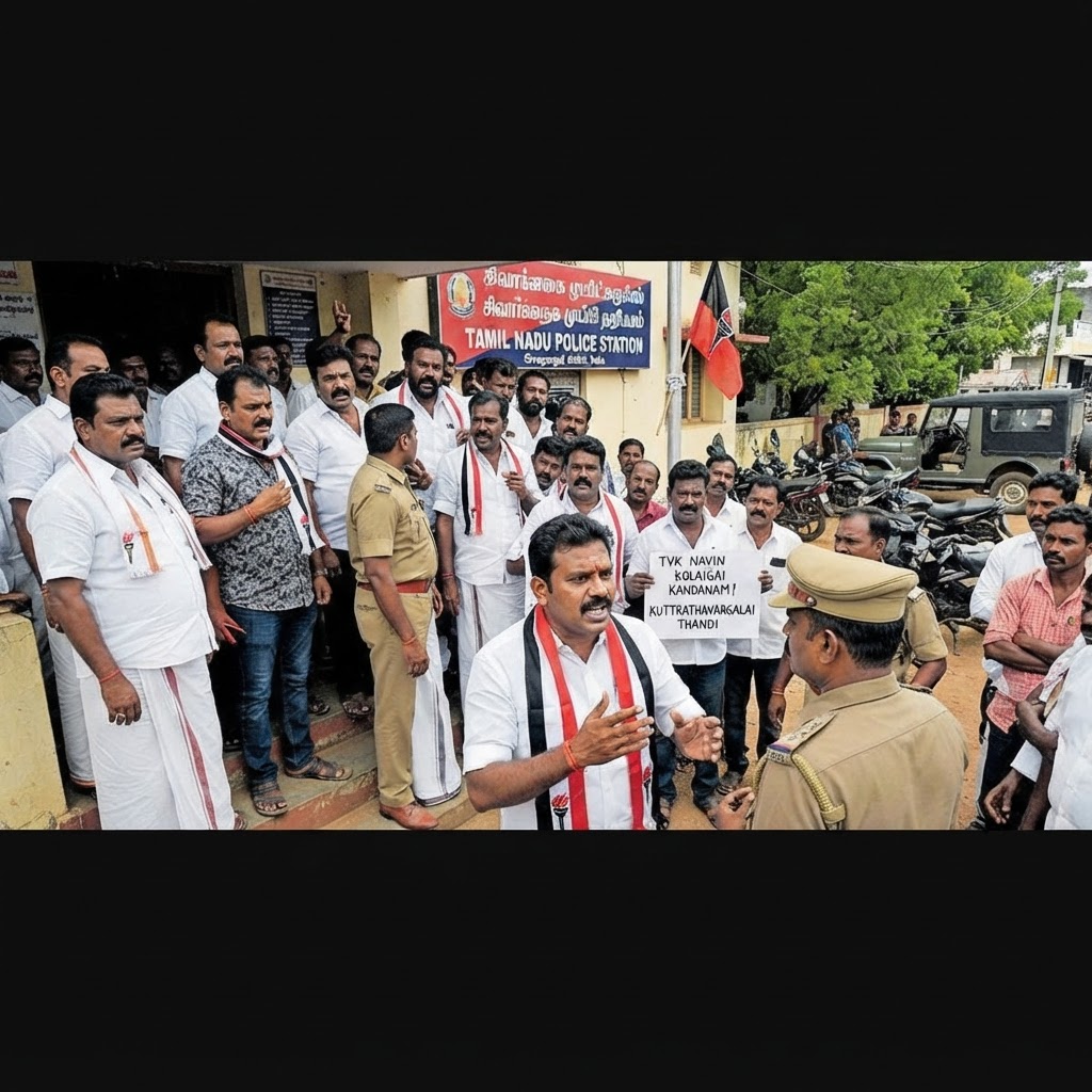 சிவகங்கை தவெக நிர்வாகி கொலை: சம்பந்தப்பட்டவர்கள் கட்சியில் இருந்து நீக்கம்