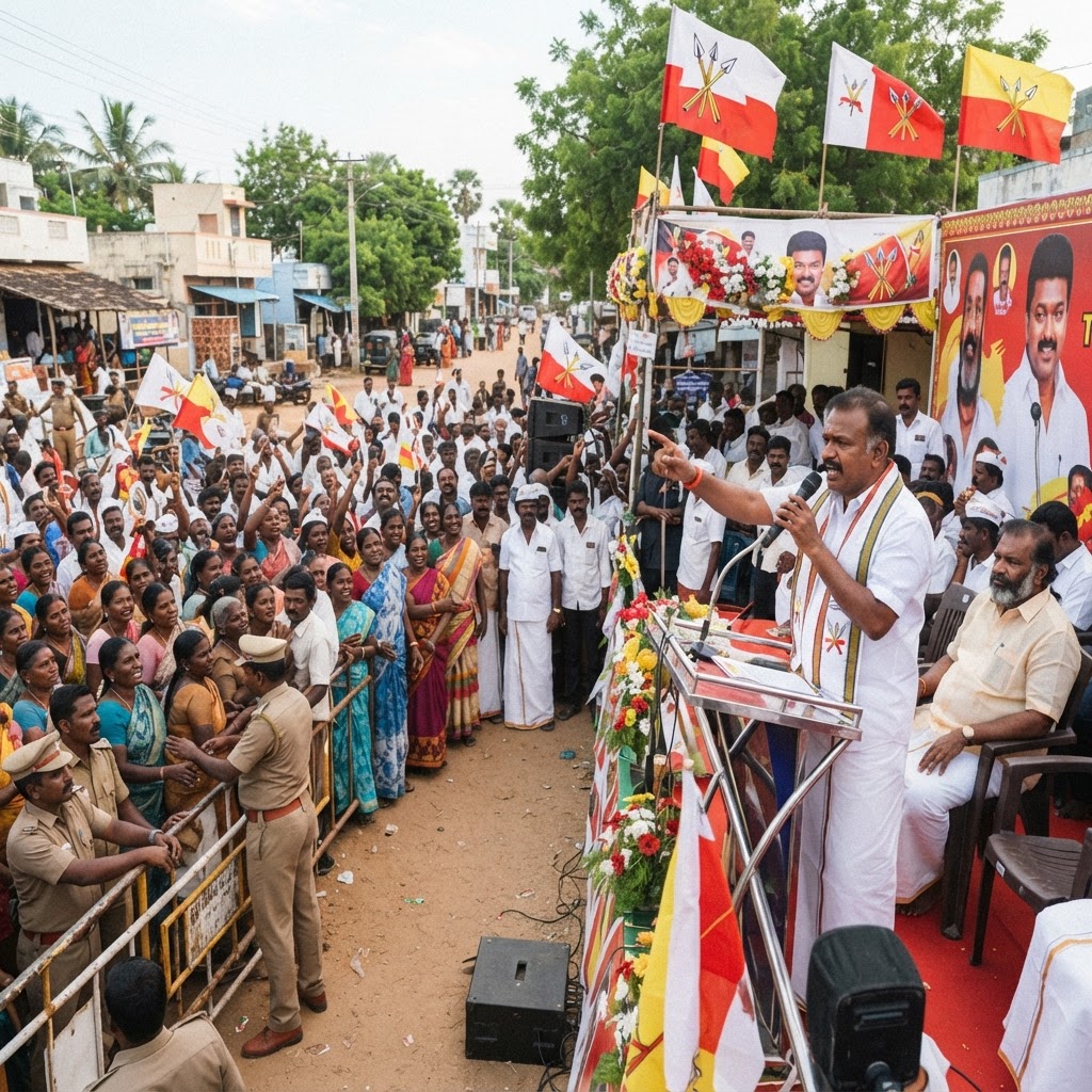 சிவகங்கையில் தமிழக வெற்றிக் கழகத்தின் தேர்தல் மற்றும் அரசியல் செயல்பாடுகள்