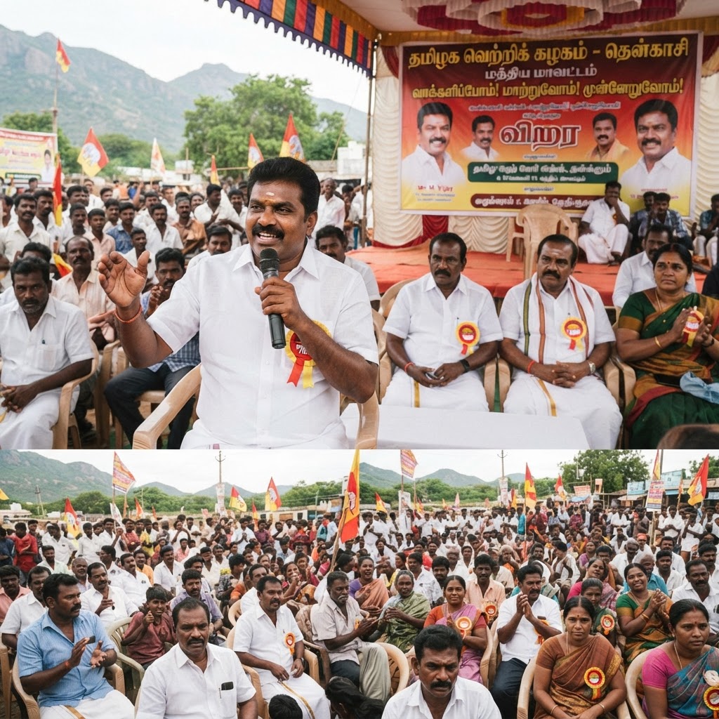 தென்காசி மத்திய மாவட்ட செயலாளரும், தமிழக வெற்றிக் கழகம் (TVK) கட்சியைச் சேர்ந்தவர்கள்