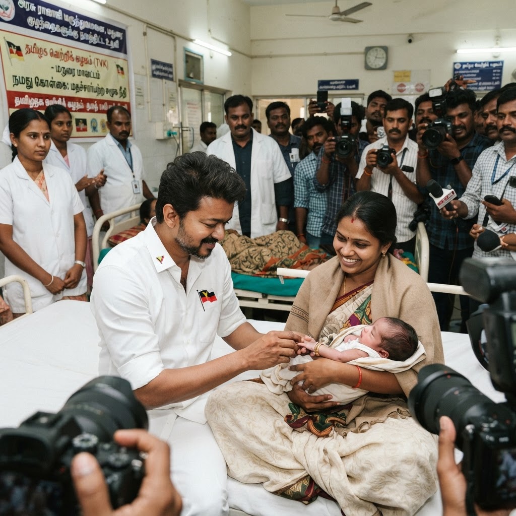 தமிழக முதல்வர் விஜய் மதுரையில் 'தாய்மாமன் தங்க மோதிரம்' திட்டத்தைத் தொடங்கி வைத்தார்