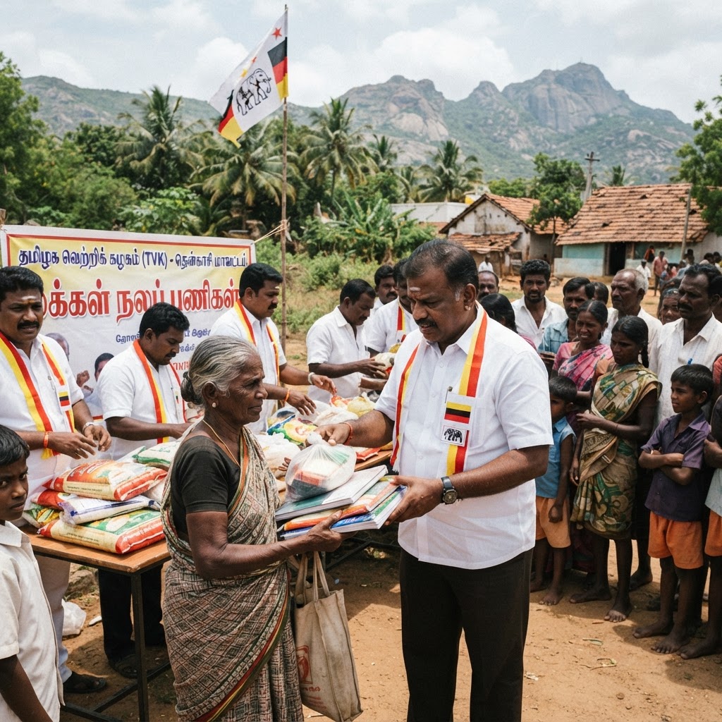 தமிழக வெற்றிக் கழகம் - தென்காசி மாவட்டம் மக்கள் நலச் செயல்பாடுகள்