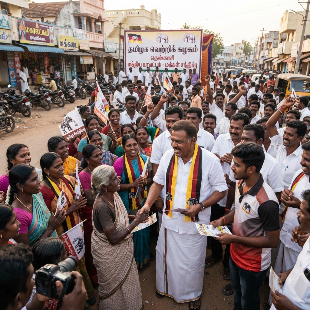தமிழக வெற்றிக் கழகம் – தென்காசி மத்திய மாவட்ட செயல்பாடு