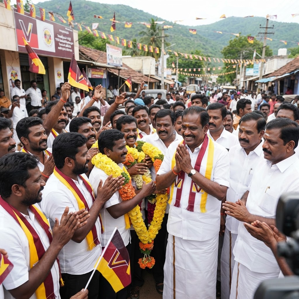 தென்காசி மாவட்ட தவெக அமைப்பாளராக முன்னாள் அமைச்சர் இசக்கி சுப்பையா நியமனம்