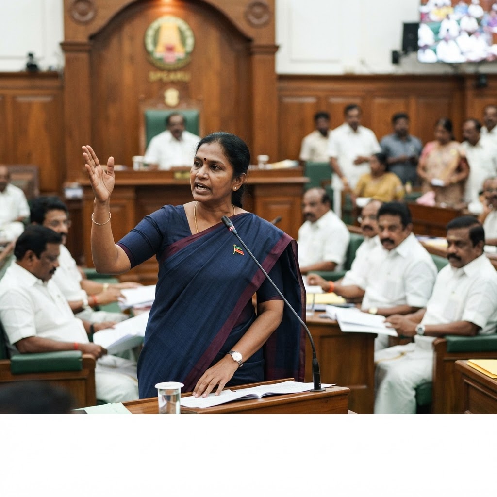 சிவகங்கை மாவட்டத்தில் தவெக சட்டமன்ற உறுப்பினர் குழந்தை ராணி நாச்சியார் பேட்டி.