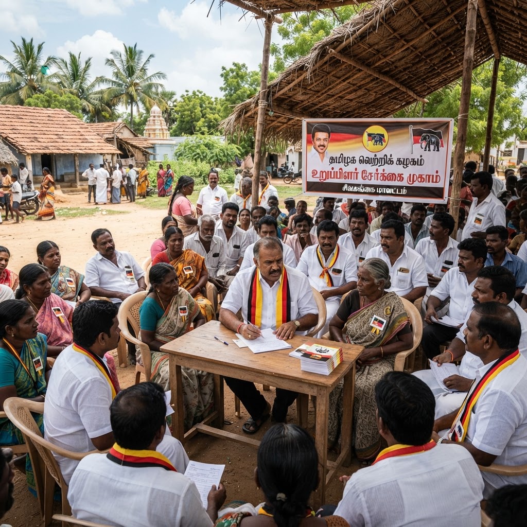 தமிழக வெற்றிக் கழகத்தின் சிவகங்கை மாவட்ட கிளை மற்றும் கட்சி நிகழ்வுகள்