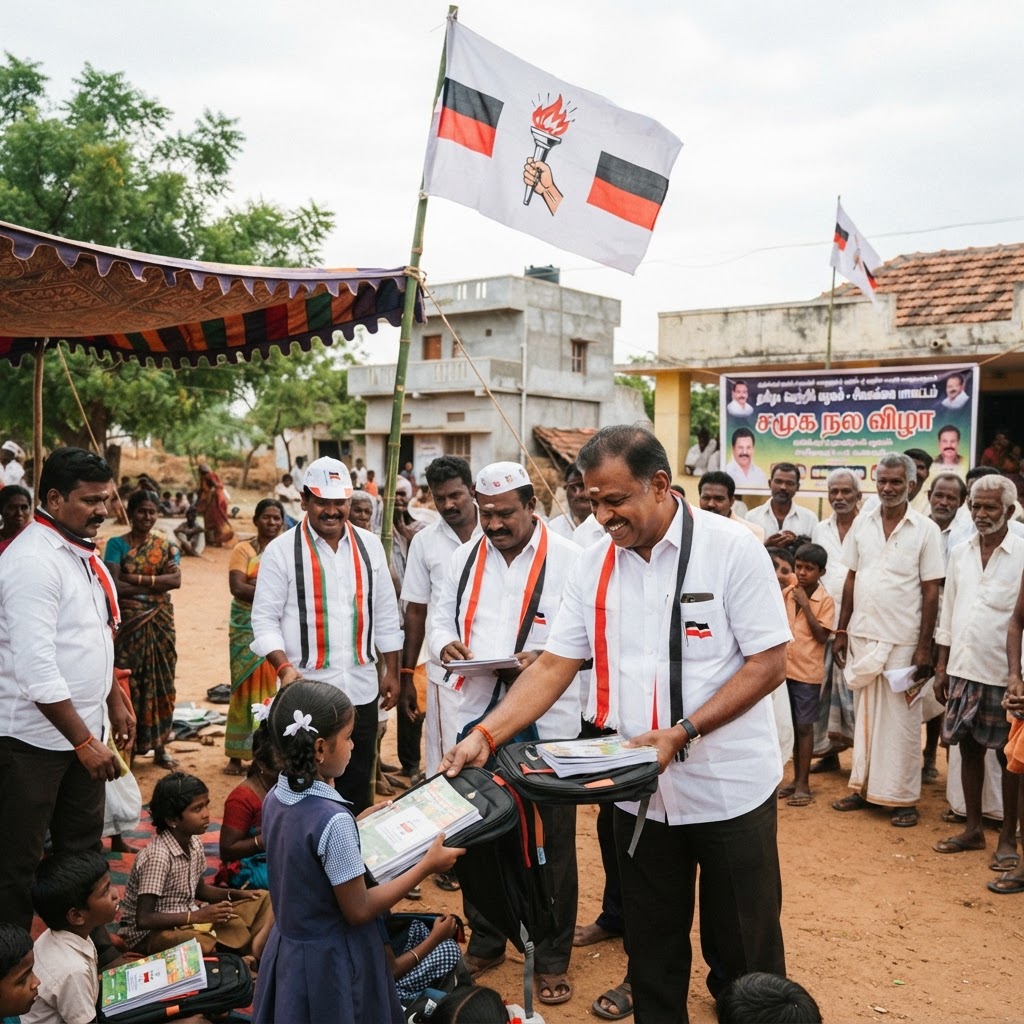 சிவகங்கை மாவட்டத்தில் தமிழக வெற்றிக் கழகத்தின் செயல்பாடுகள் மற்றும் விஜய் வருகை