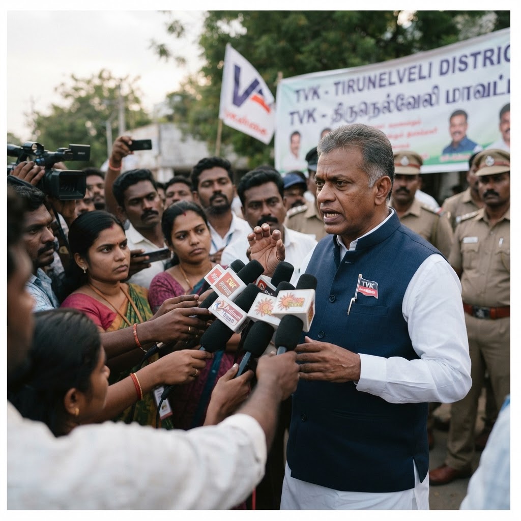 திருநெல்வேலியில் அமைச்சர் ஷாஜகான் பேட்டி: முதல்வர் விஜய்யின் அரசியல் தாக்கம் அதிகரிப்பு
