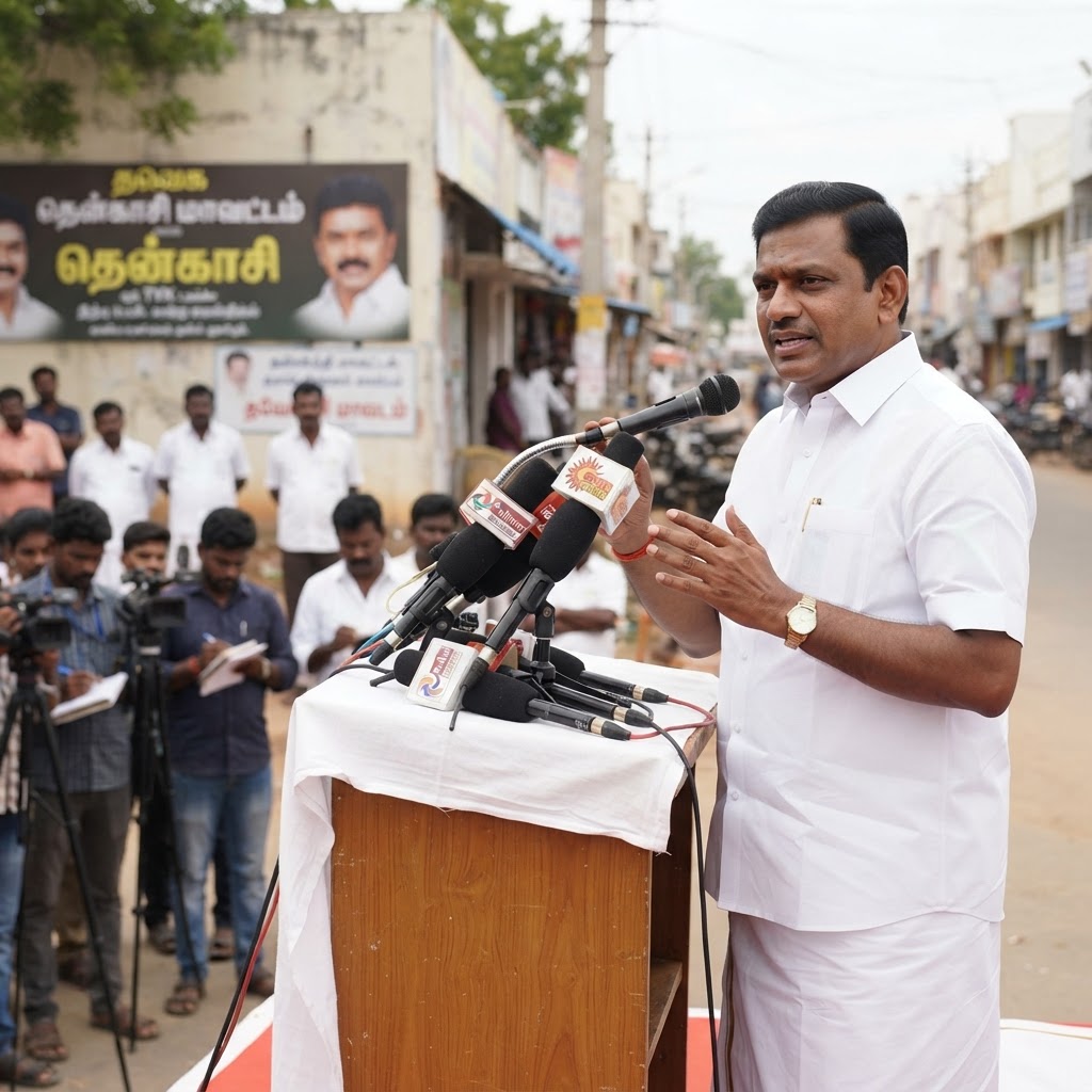 தென்காசியில் கூட்டணி குறித்து அமைச்சர் சி.டி.ஆர். நிர்மல் குமார் விளக்கம்