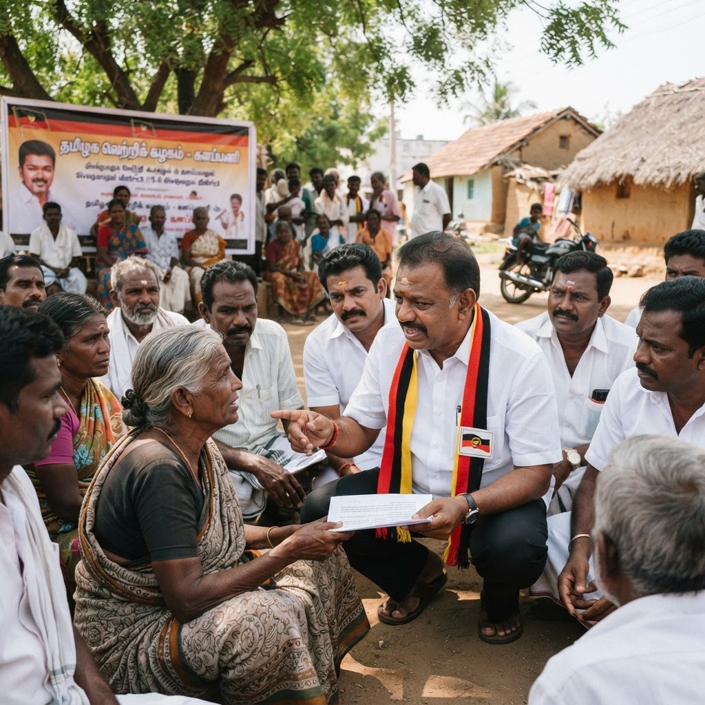 தவெக சார்பாக பொதுமக்களுக்காக பணியாற்றும் அமைச்சர்கள்: சிவகங்கையில் நிகழ்வுகள்