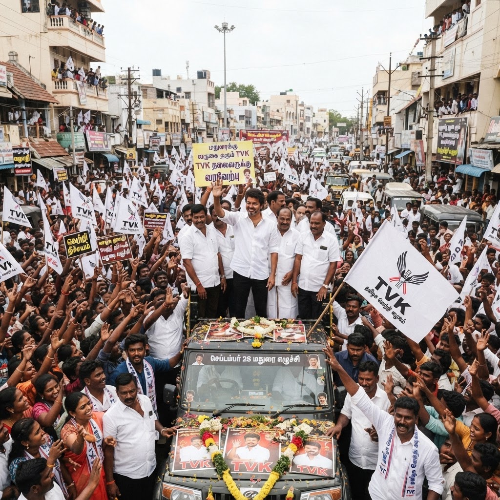 மதுரைக்கு வருகை தரும் முதல்வர் விஜய்: காந்தி அருங்காட்சியகத்தை பார்வையிட வாய்ப்பு