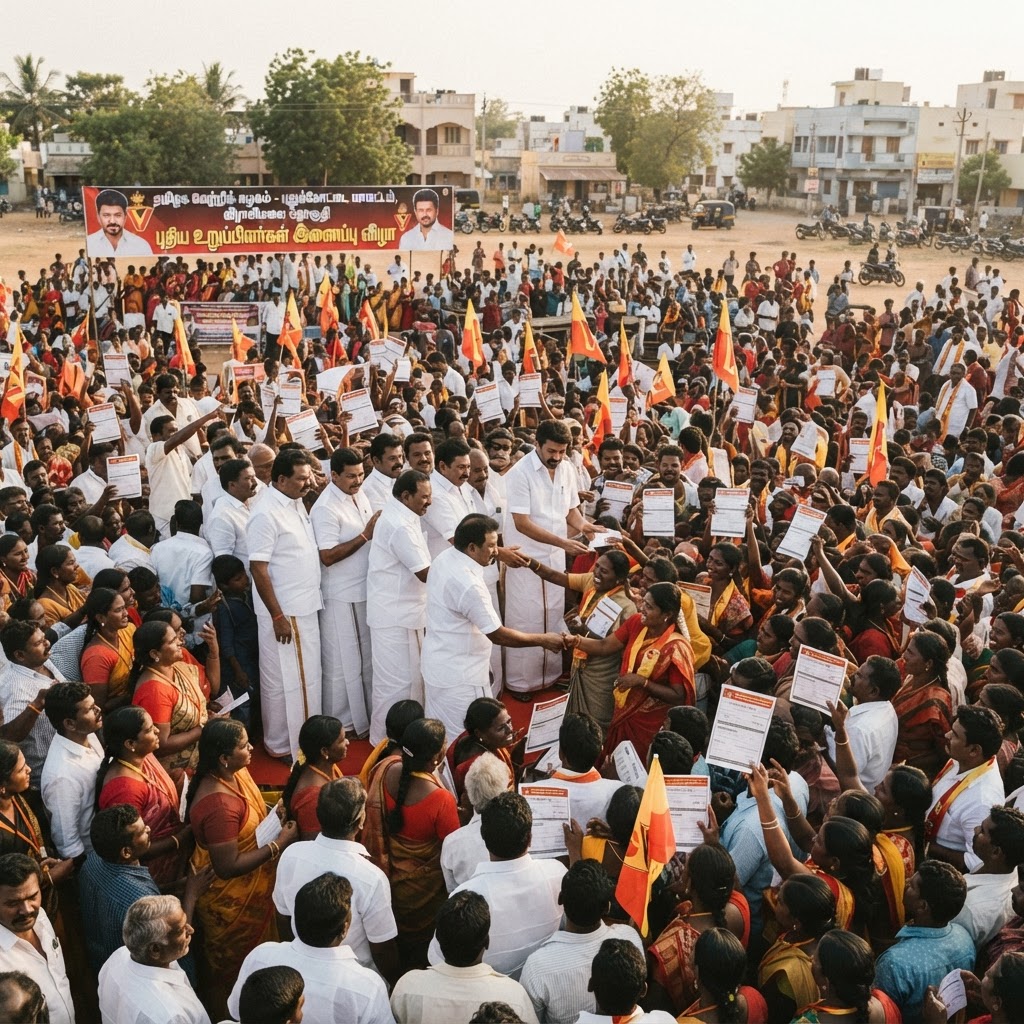 புதுக்கோட்டை மாவட்டம், #நம்ம_விராலிமலை தொகுதி தமிழக வெற்றிக் கழகம் நிர்வாகிகள் சந்திப்பு