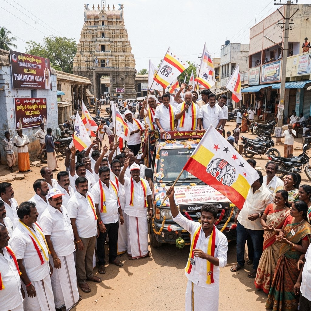 வரும் நவம்பர் மாதம் 15ம் தேதி தமிழக வெற்றி கழக தலைவர் தளபதி விஜய் தென்காசி வருகை