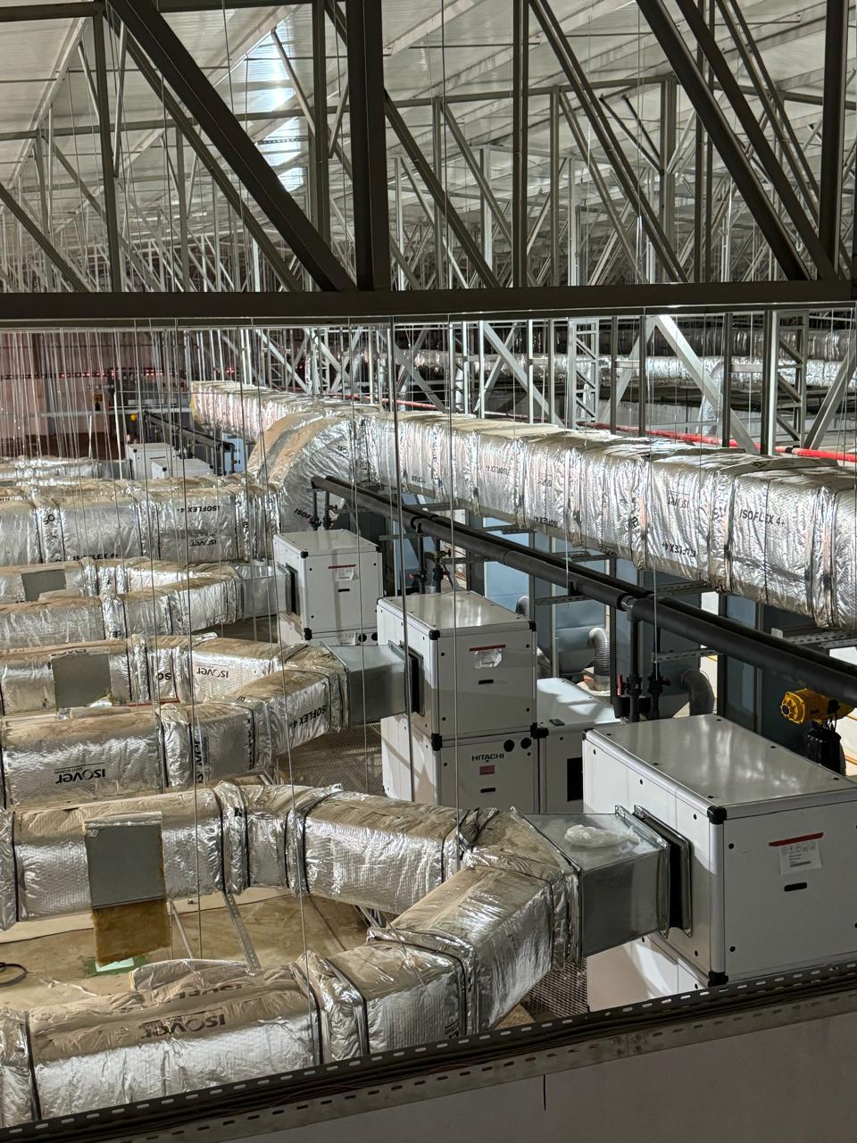 Instalación industrial de refrigeración y climatización
