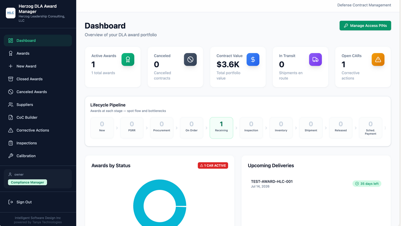 DLA_Award_manager_2.0 template preview