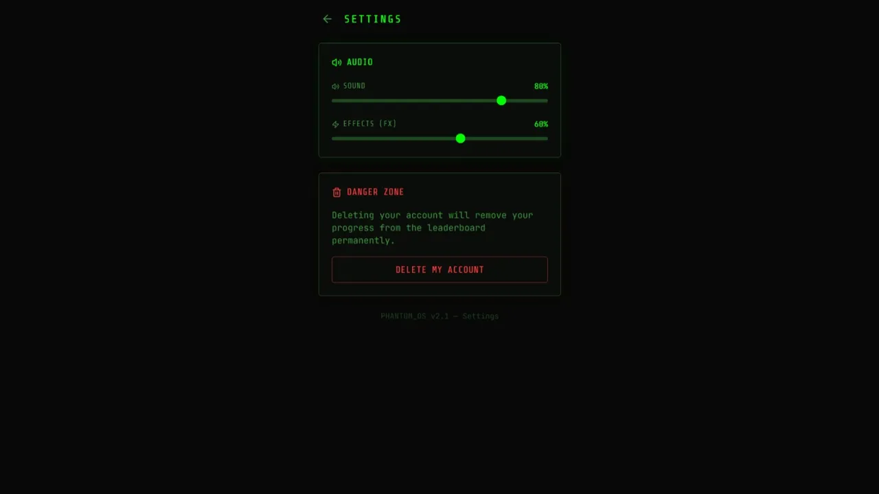 System Breach template preview