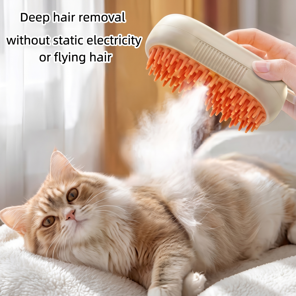 3-in-1 Pet Steam Brush