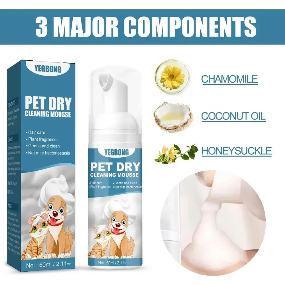 3 major components — chamomile, coconut oil, honeysuckle