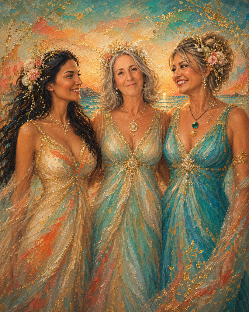 Three queens, one horizon