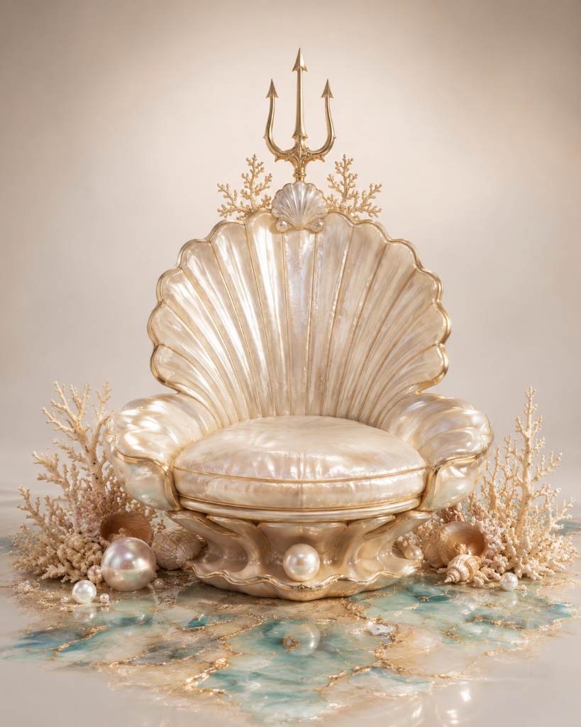 Your mother-of-pearl throne awaits