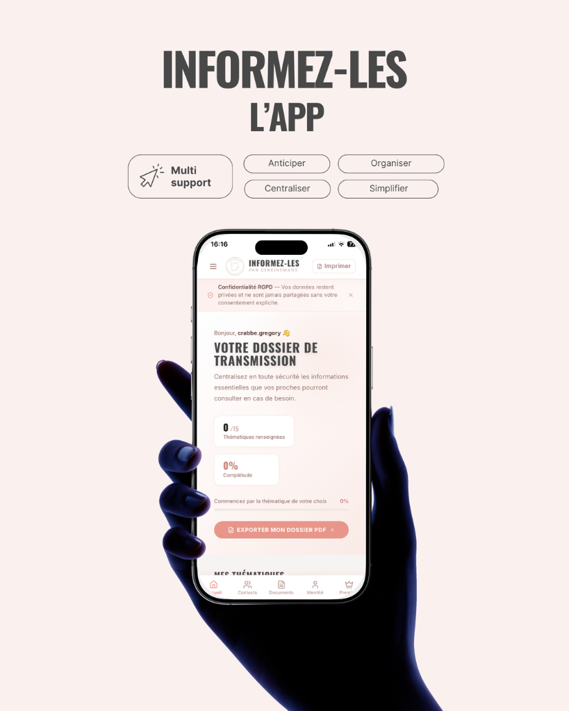 Votre dossier de transmission
