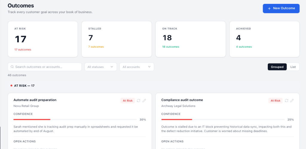 ThriveCS product screenshot