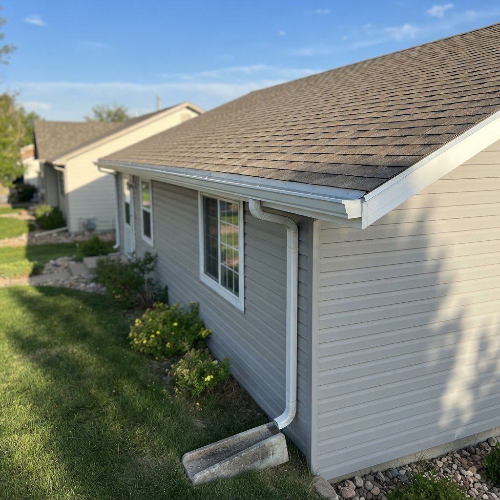 Clean and organized roof replacement job site in Denver