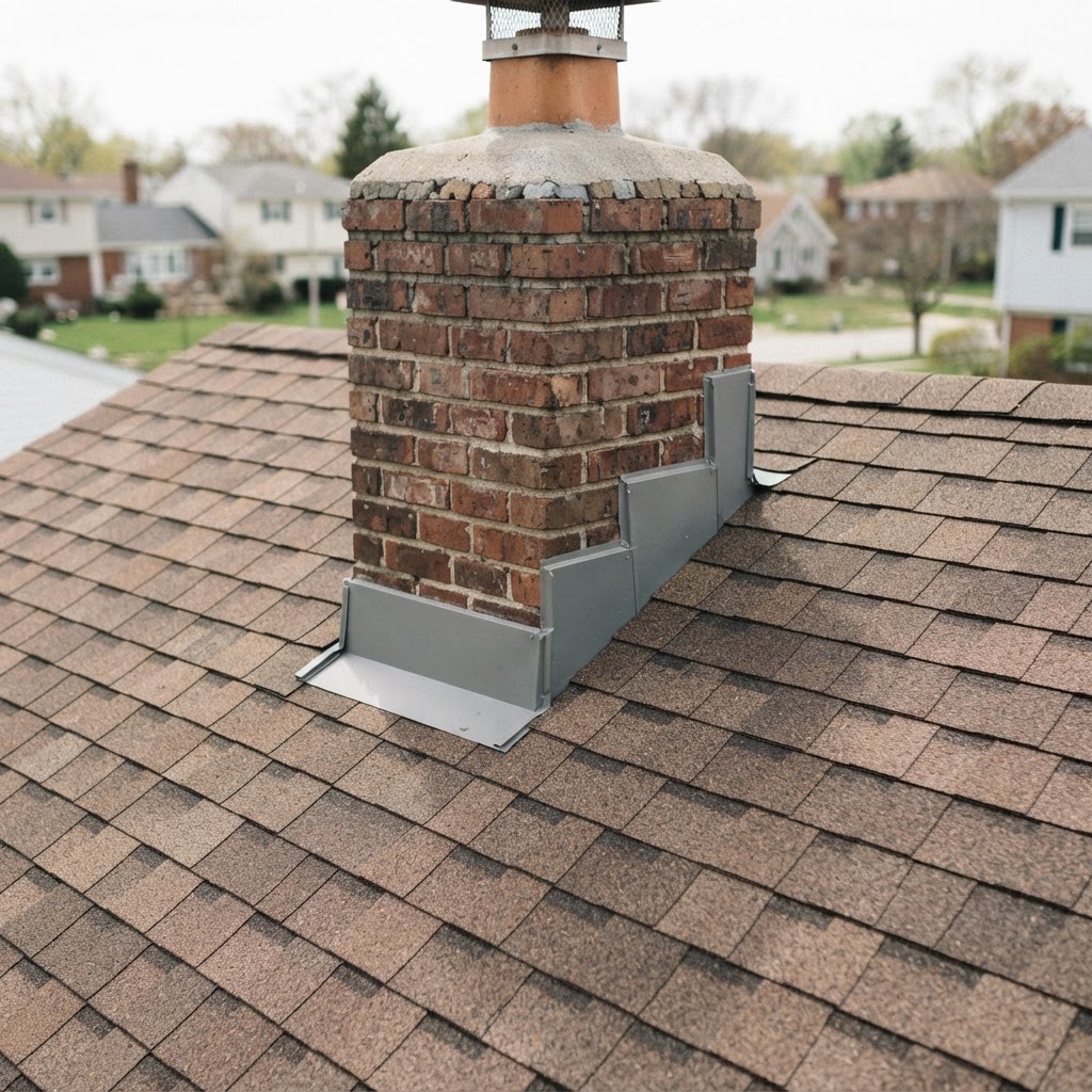 Roofing material samples and a written estimate for a Denver roofing project