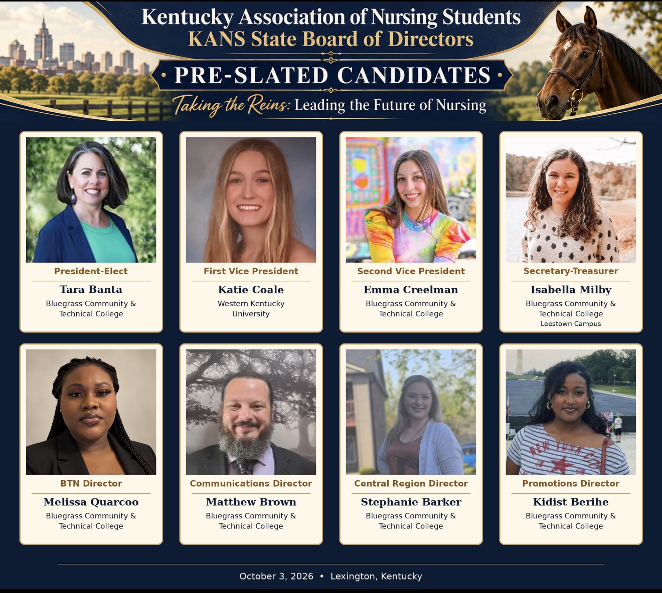KANS State Board of Directors pre-slated candidates for the 2026 House of Delegates elections