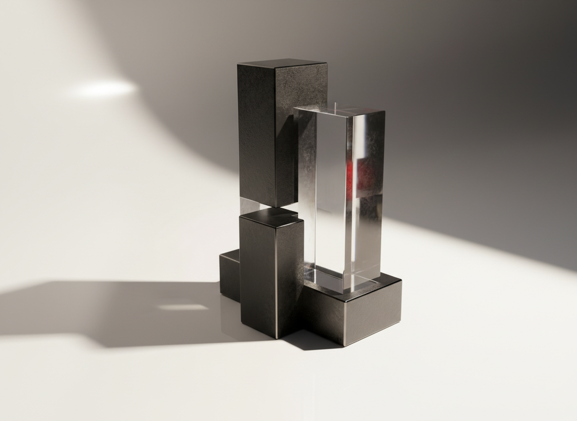 Digital Monolith - 3D abstract sculpture