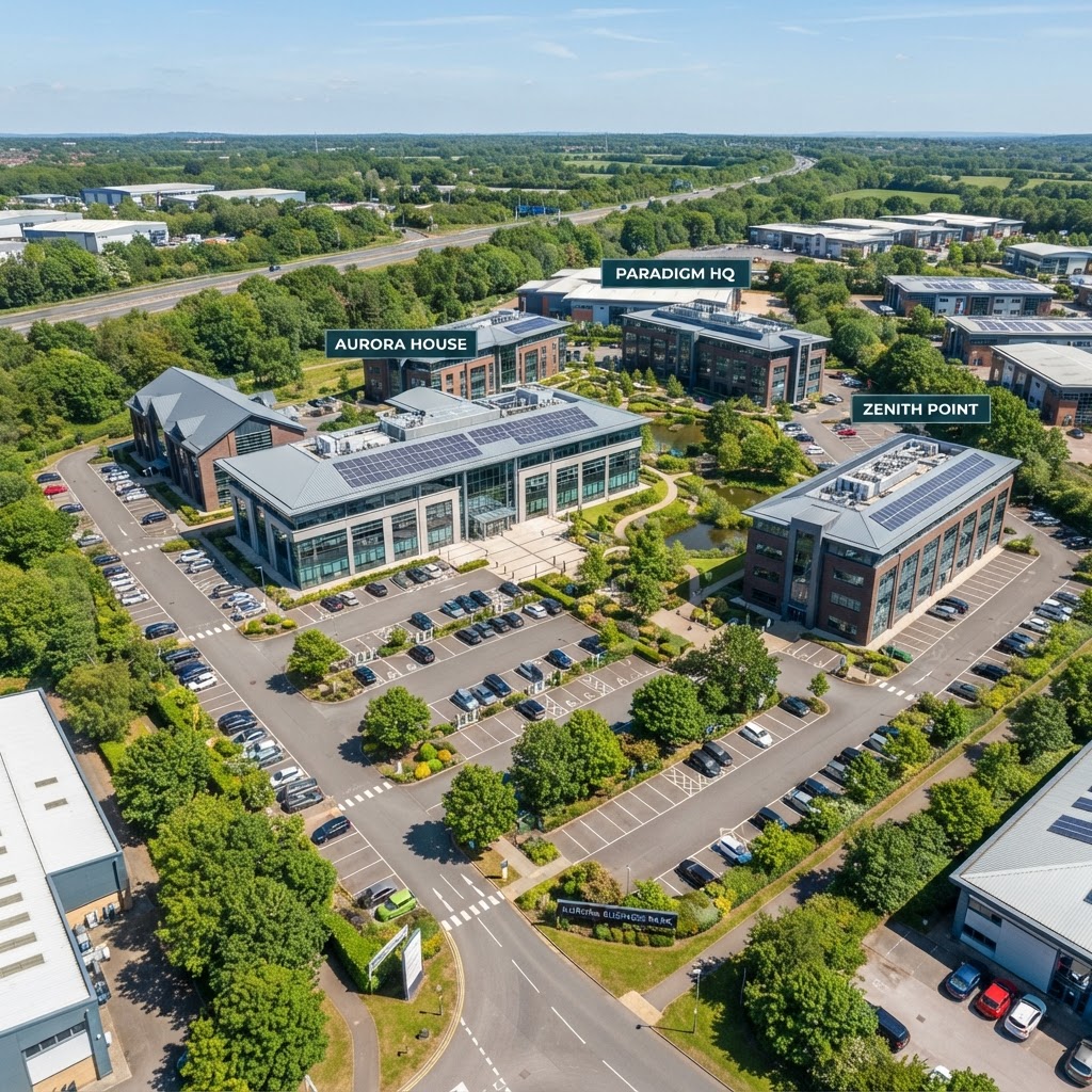 Commercial property aerial