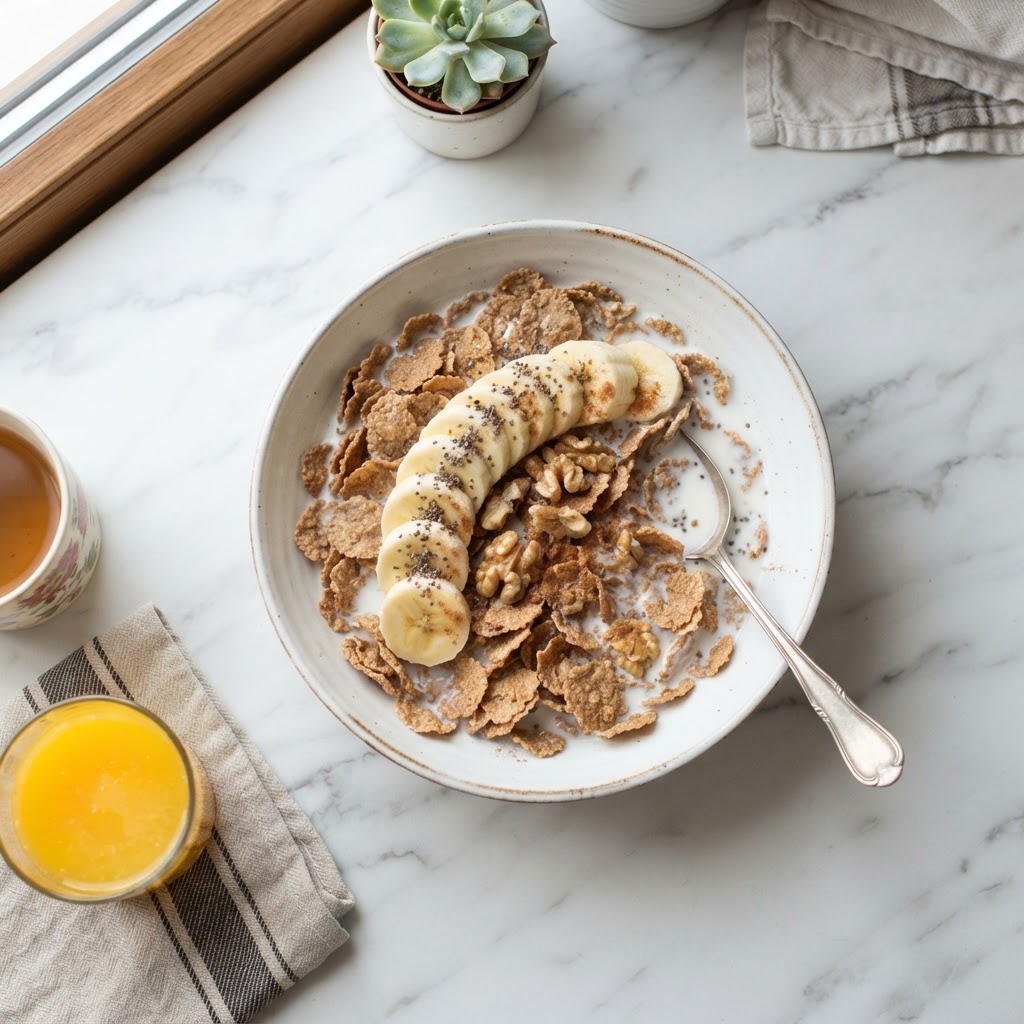 Complete Wheat Bran Flakes with Banana