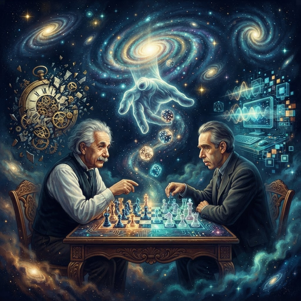 《上帝掷骰子吗？》的代码註腳：从量子物理史话到意识渲染引擎