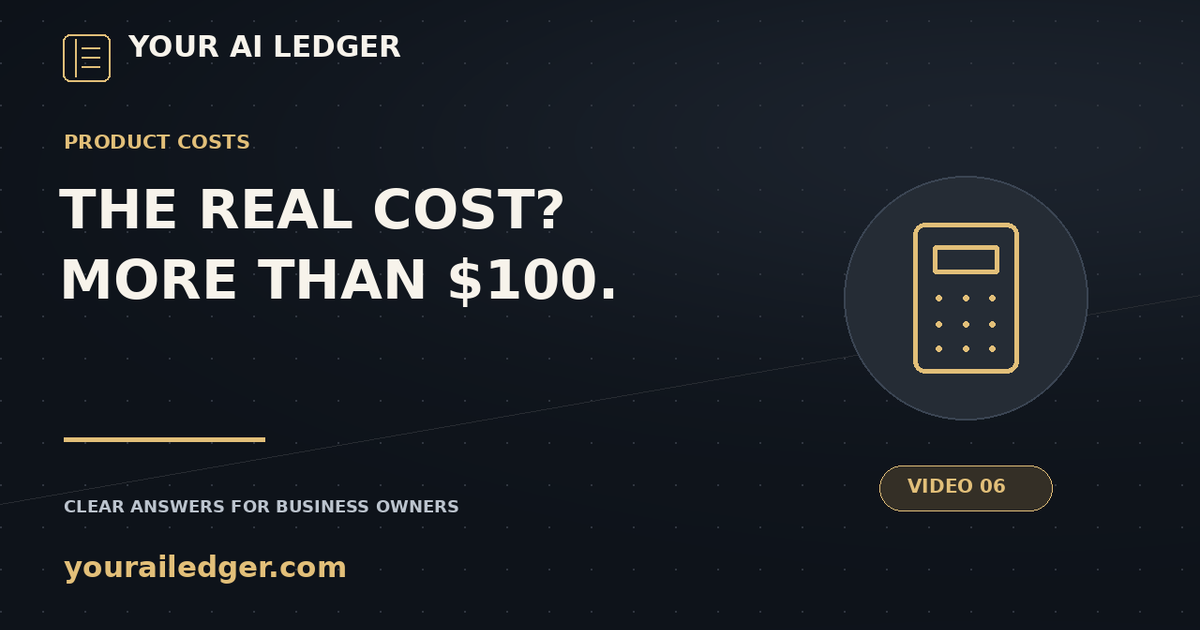 Video cover: That $100 Product Cost More Than $100