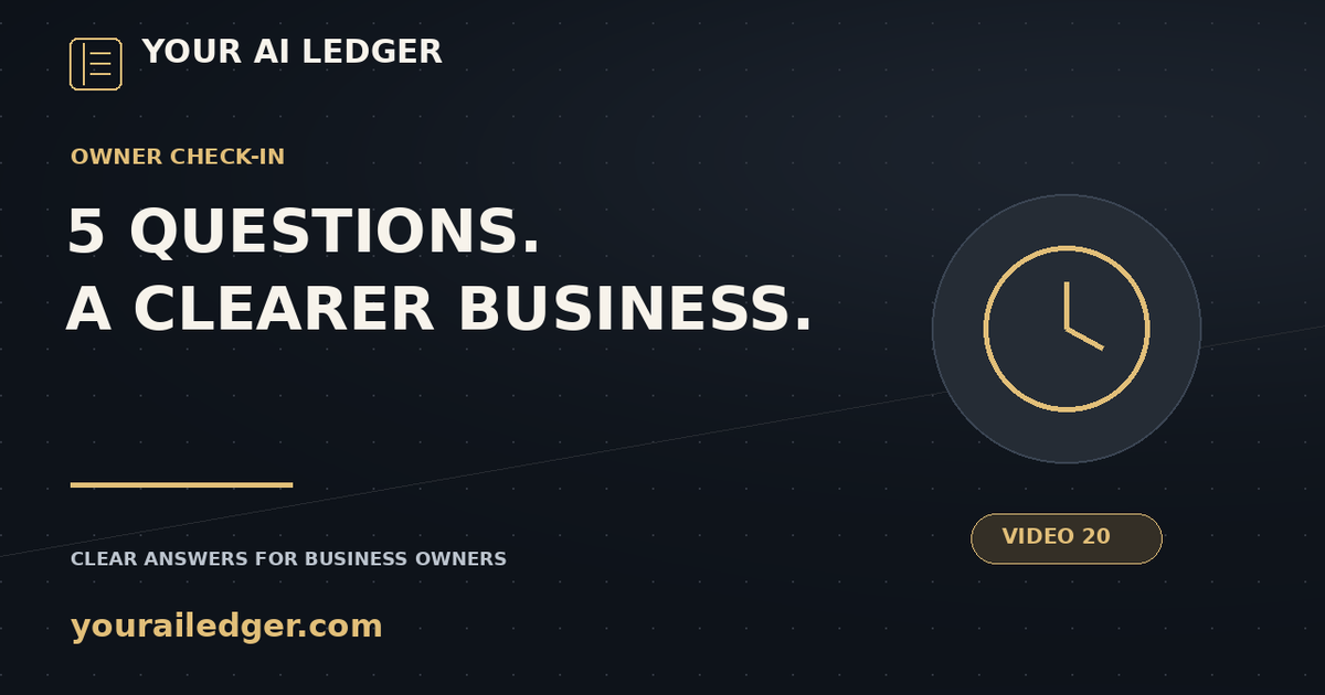 Video cover: Can Your Business Answer These Questions Today?