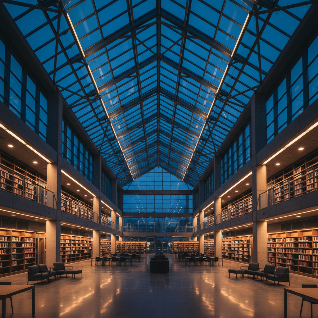 University library interior