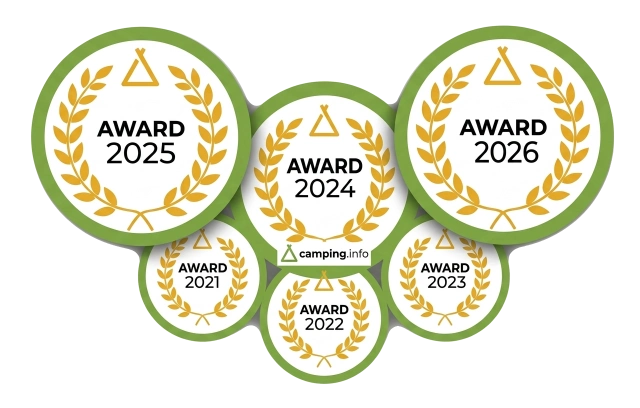 ACSI camping.info awards 2021-2026