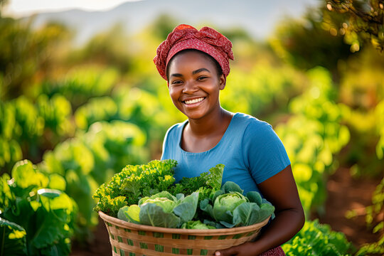 Happy farmer