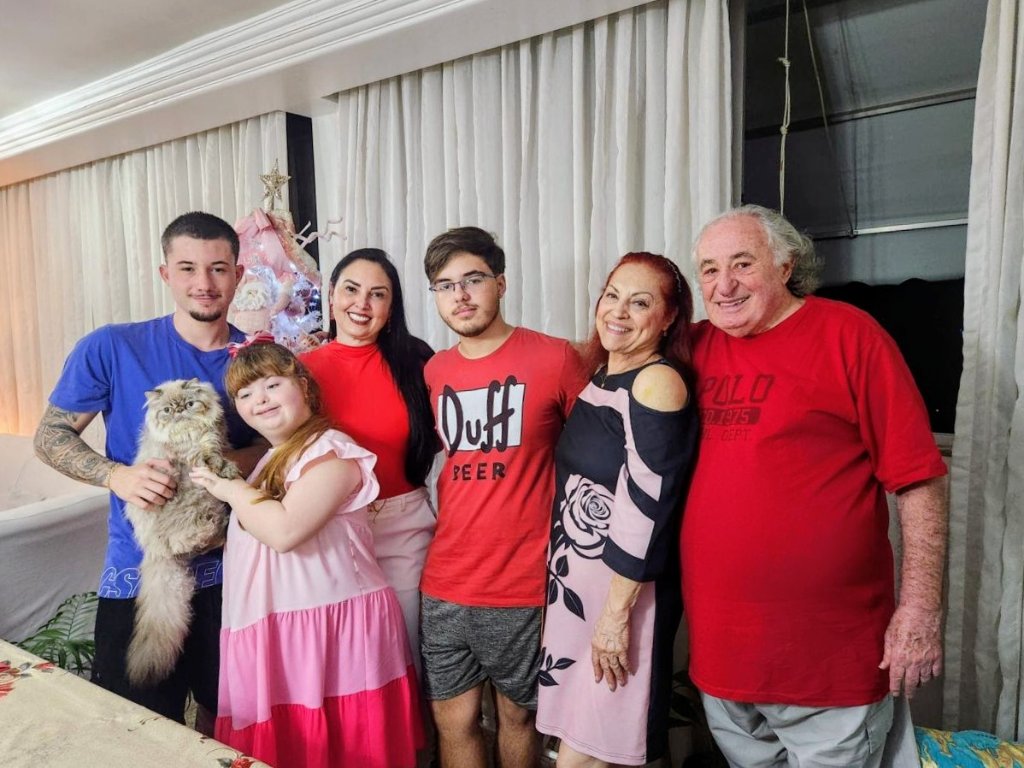Ronaldo com a família