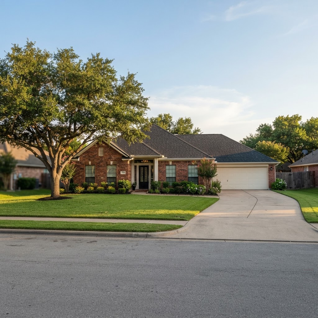 New roof installed by Trinity Roofing in Lancaster, TX