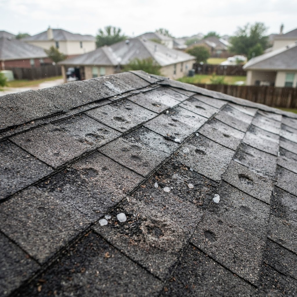 Hail Damage Roof Repair in DFW