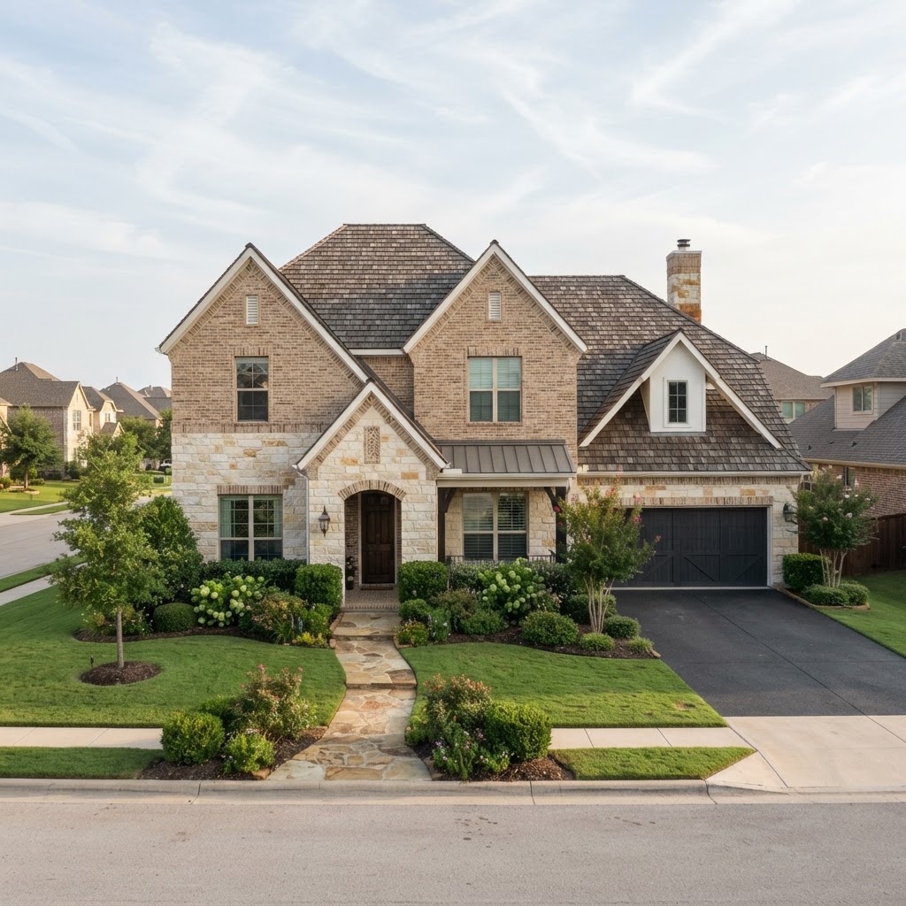 New roof installed by Trinity Roofing in Burleson, TX