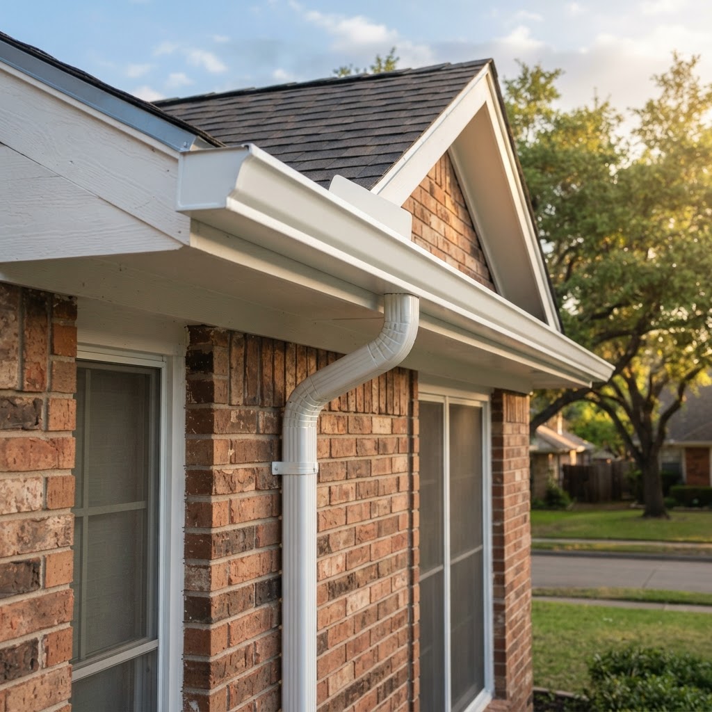 Seamless Gutter Installation in DFW, Texas