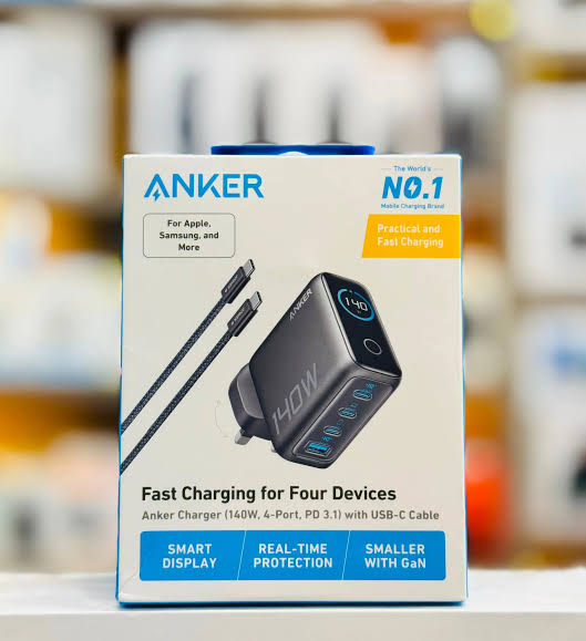 ANKER Fast Charging for Four Devices 140W with USB-C Cable