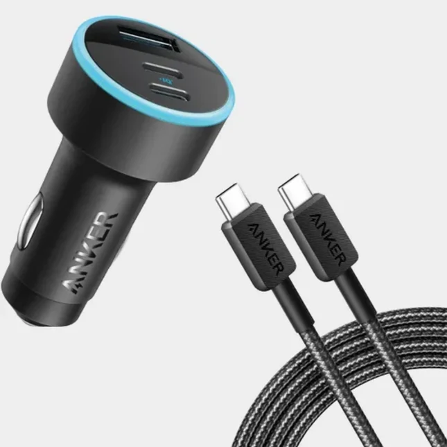 Anker 335 Car charger 67W with USB-C cable 