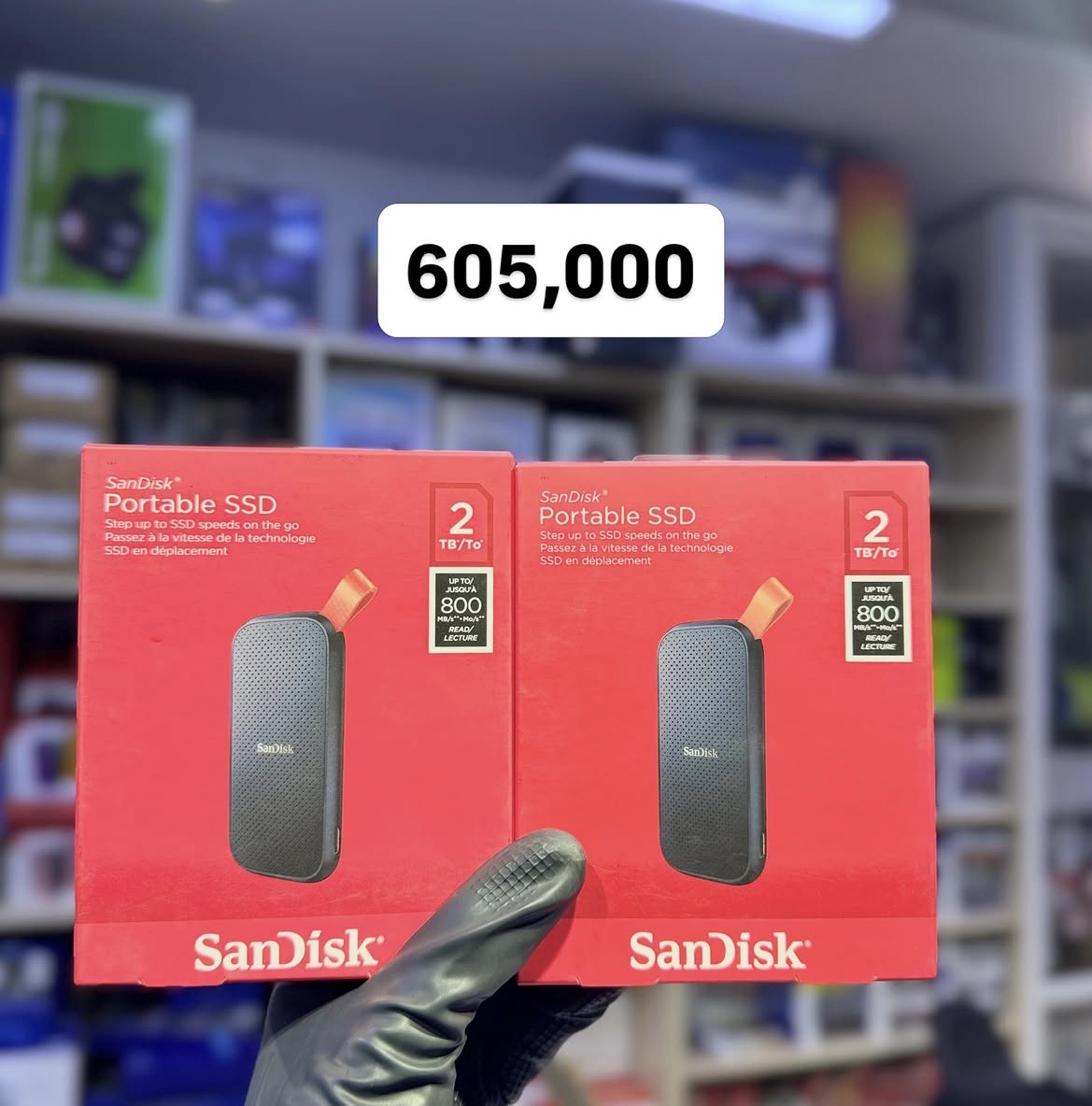 SANDISK PORTABLE SSD 2TB/800